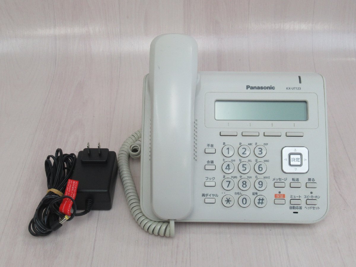 パナソニック Panasonic KX-UT123N 保証有 ZZT 2583 o拍卖