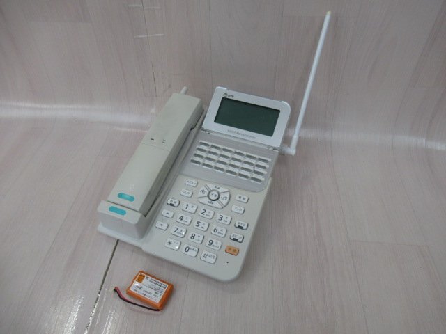 ▲ZX-(24)CCLSTEL-(1)(W) NTT αZX 24ボタンカールコードレス電話機 保証有 ZK4 8812)拍卖