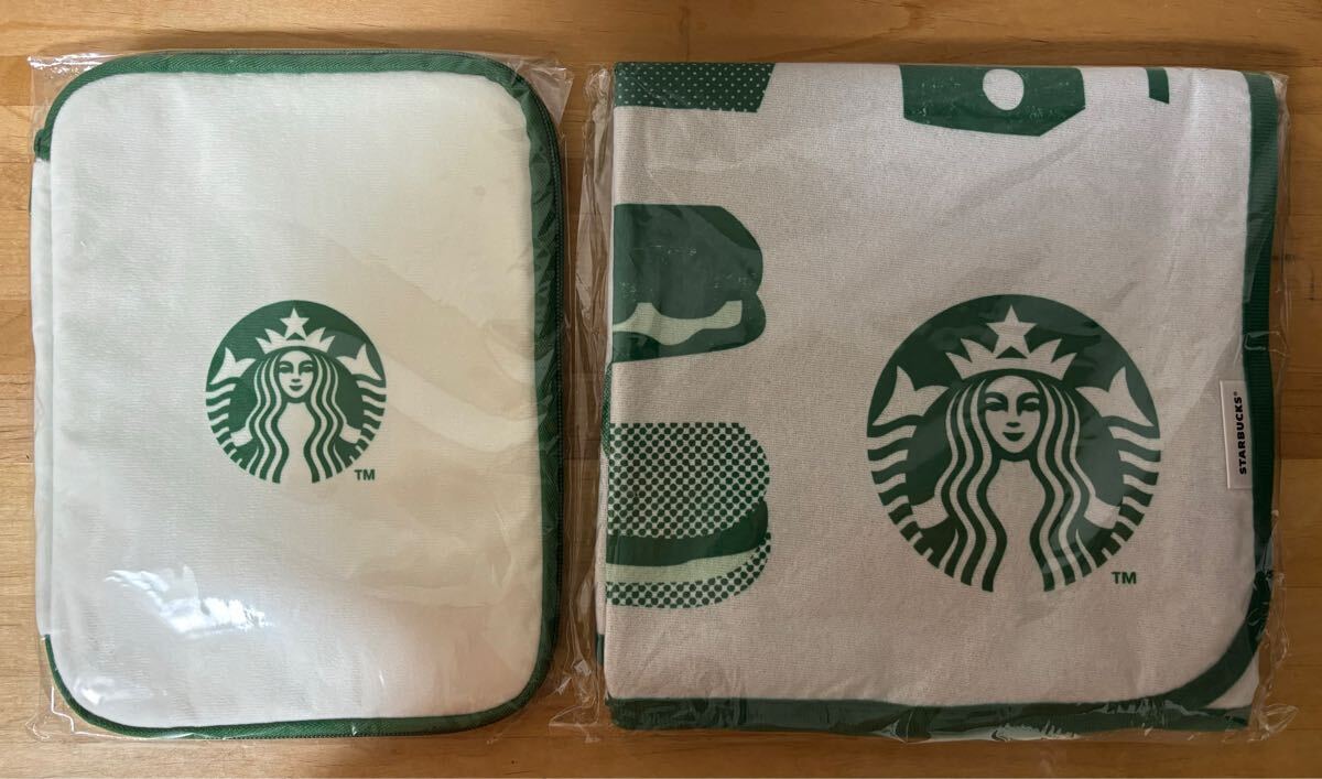 スターバックス福袋 ピクニックマット リバーシブルマルチケース STARBUCKS スタバ拍卖