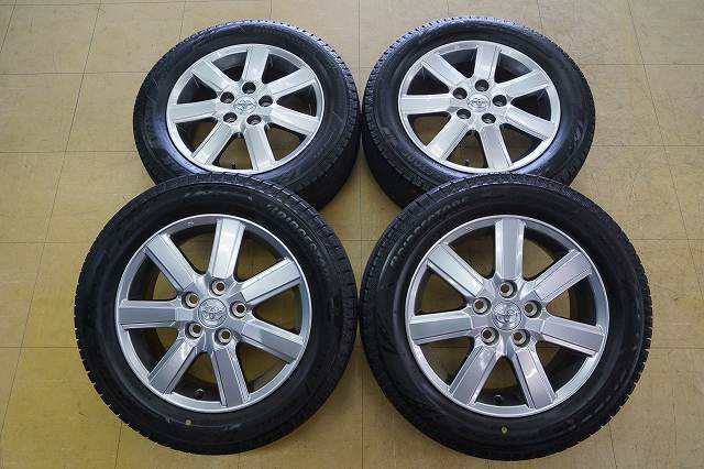 【中古 SET】205/55R16 ブリジストン ブリザック VRX3 22年 トヨタ ノア 純正 5H114.3 6J+50 ヴォクシー拍卖
