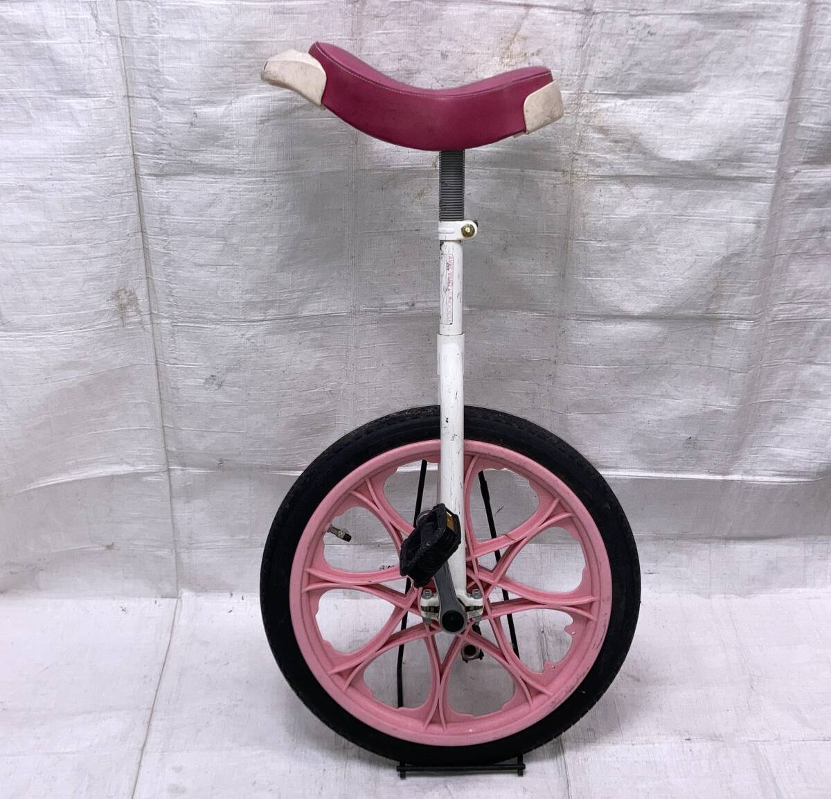 ②一輪車 18インチ 小学生 AVEC VENT スタンド付き拍卖