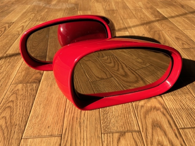 suMD★H18 アウディ TTクーペ 前期 8N★純正 ドアミラー左右セット★赤/1.8T/Sライン/8NBVR/Audi/部品取り車拍卖