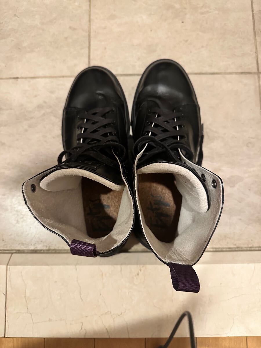 最終価格 eytys エイティス レザー 黒 スニーカー 43 27.5 28.0 ハイカット acne common projects アクネ コモンプロジェクツ 靴拍卖