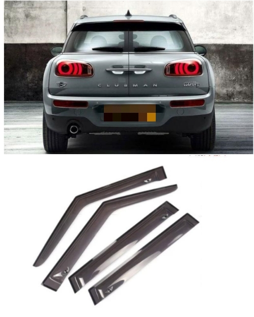 換気 雨除け 風切り音防止 BMW ミニクラブマン F54 6ドア 2016年- サイド ウインドウ バイザー サイド 外装4Pセット 拍卖