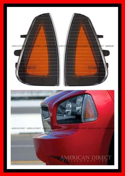 【即決/定番/左右セット/純正タイプ】06-10y ダッジ チャージャー コーナー ライト ランプ レンズ OE フロント サイド ウインカー ヘッド拍卖