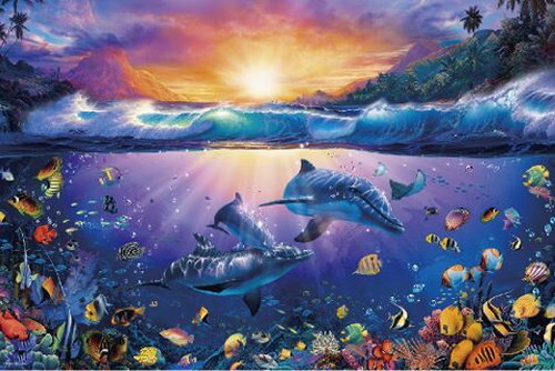 ジグソーパズル 1000ピース ラッセン トワイライトインパラダイスII 50×75cm 10-1449 送料無料拍卖