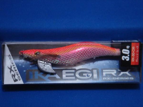 イカエギRX 3.0号 オレンジ・レッド 【ゆうパケットorクリックポストでの発送可】拍卖