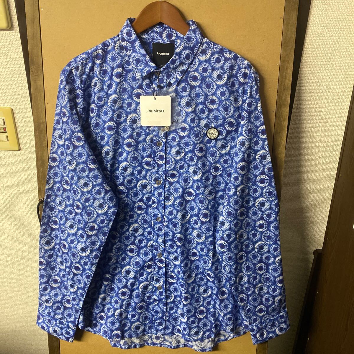 【新品】Desigual ビッグサイズ デザインシャツ XLサイズ BL拍卖