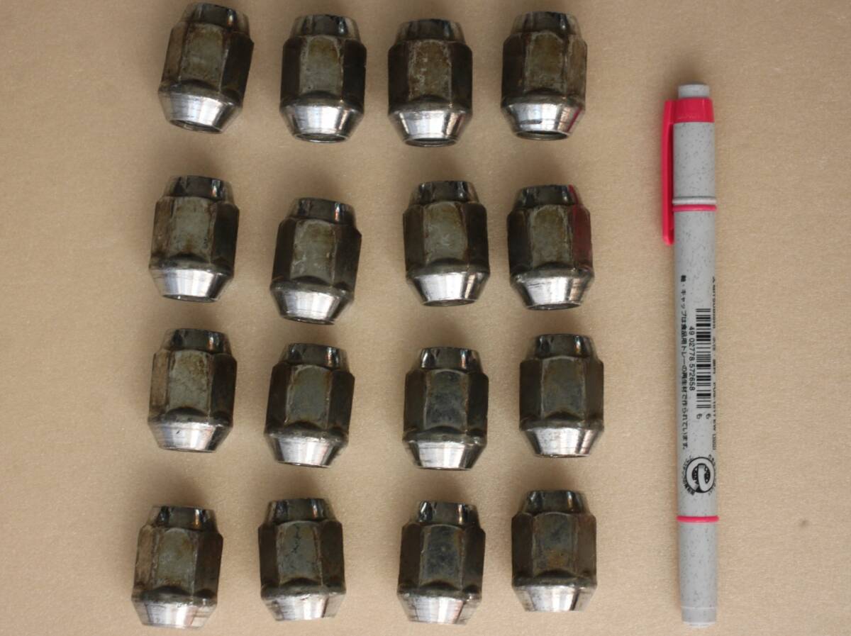 31■ホイールナット 1セット(16個)■ねじ高さ30mm,ねじピッチ1.5mm拍卖