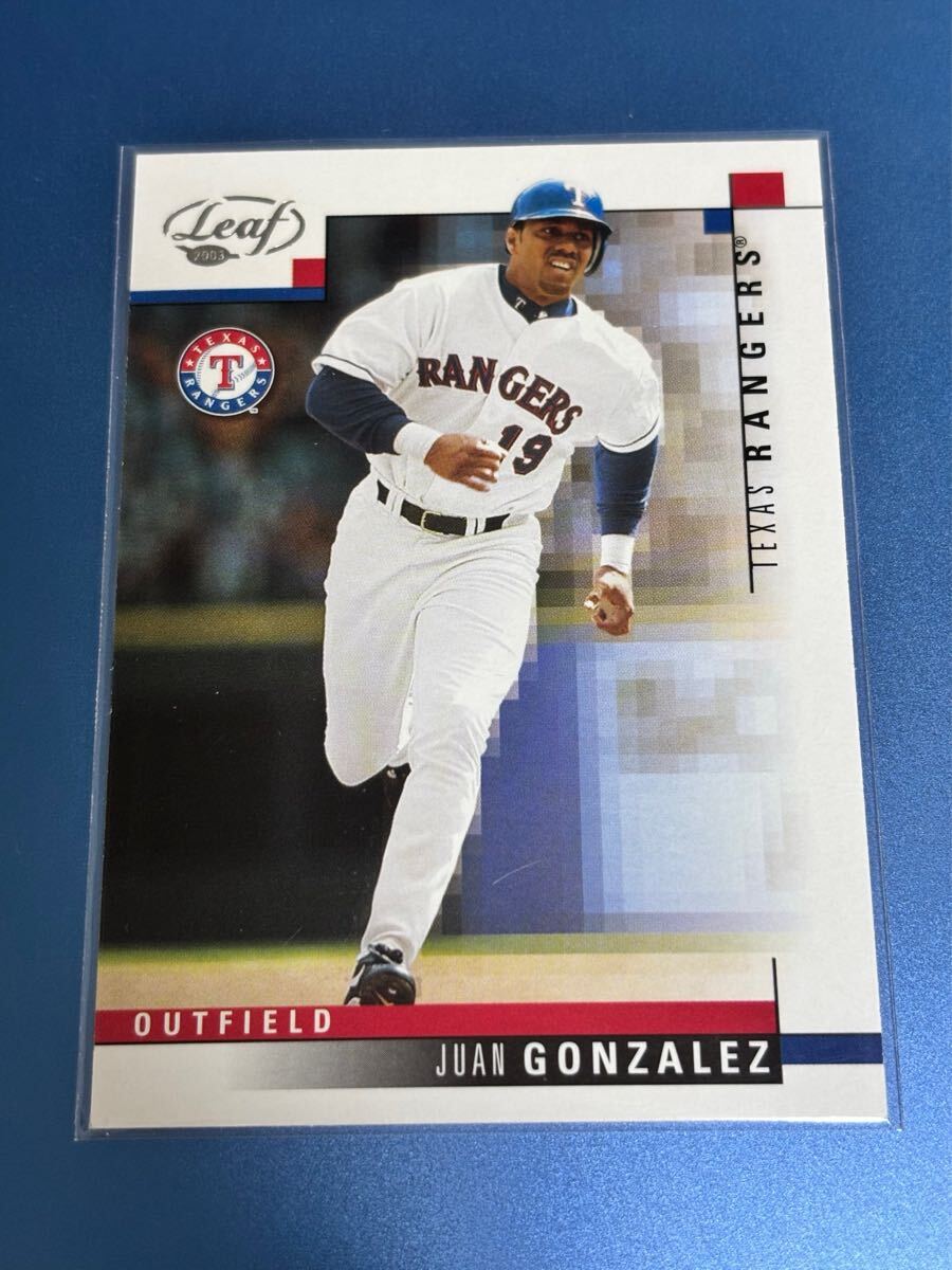 2003Donruss 113 JUAN GONZALEZ テキサス・レンジャース レギュラーカード拍卖