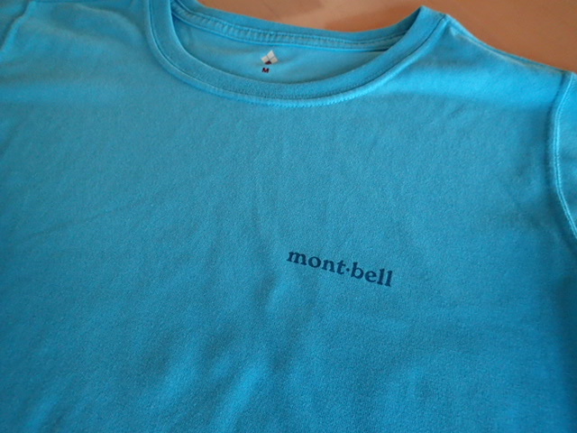 【美品】定番商品 モンベル mont・Bell ロンT 女性 M 長袖 水色 速乾 軽量 WIC.スリム ロングスリーブT Women's拍卖
