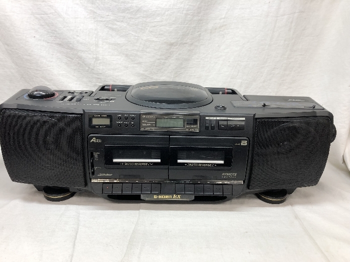 ジャンク品 Victor ビクター CD PORTABLE SYSTEM RC-X70 電源ケーブル付き CDラジカセ拍卖