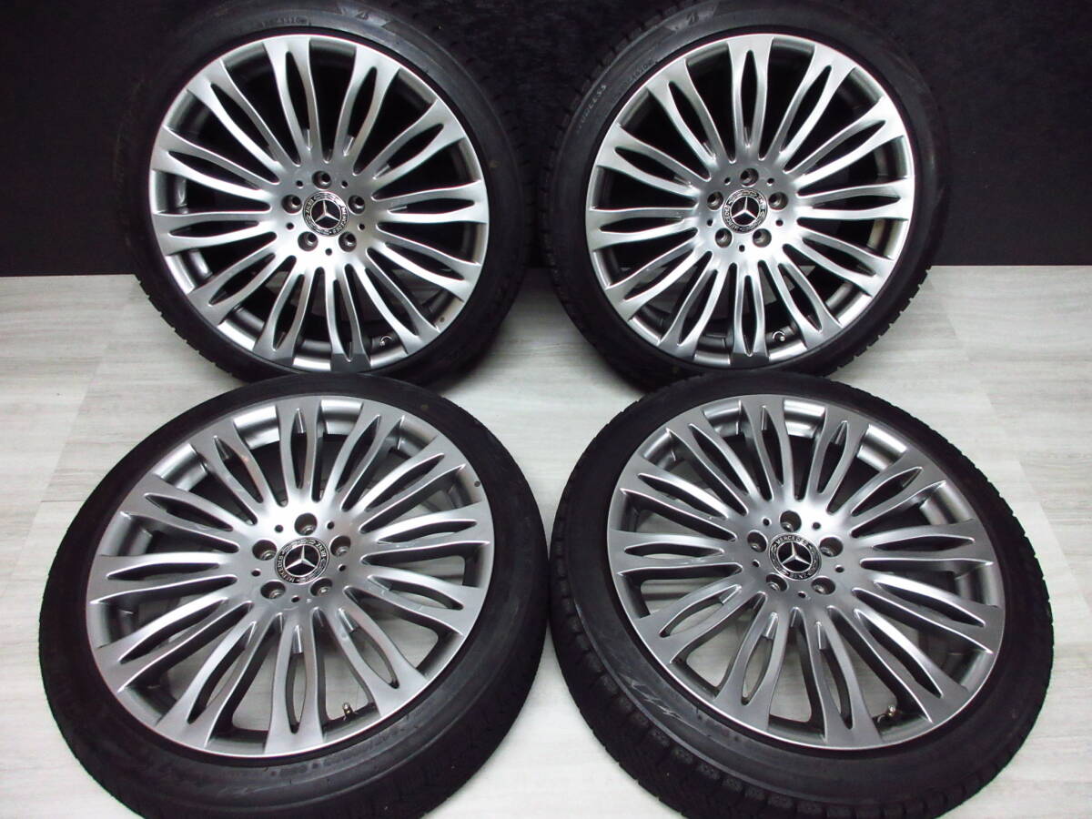 メルセデスベンツ W222 マイバッハ 純正 20インチ 超美品 W221 W223 W220 W140 W215 W216 W218 スタッドレス付き拍卖