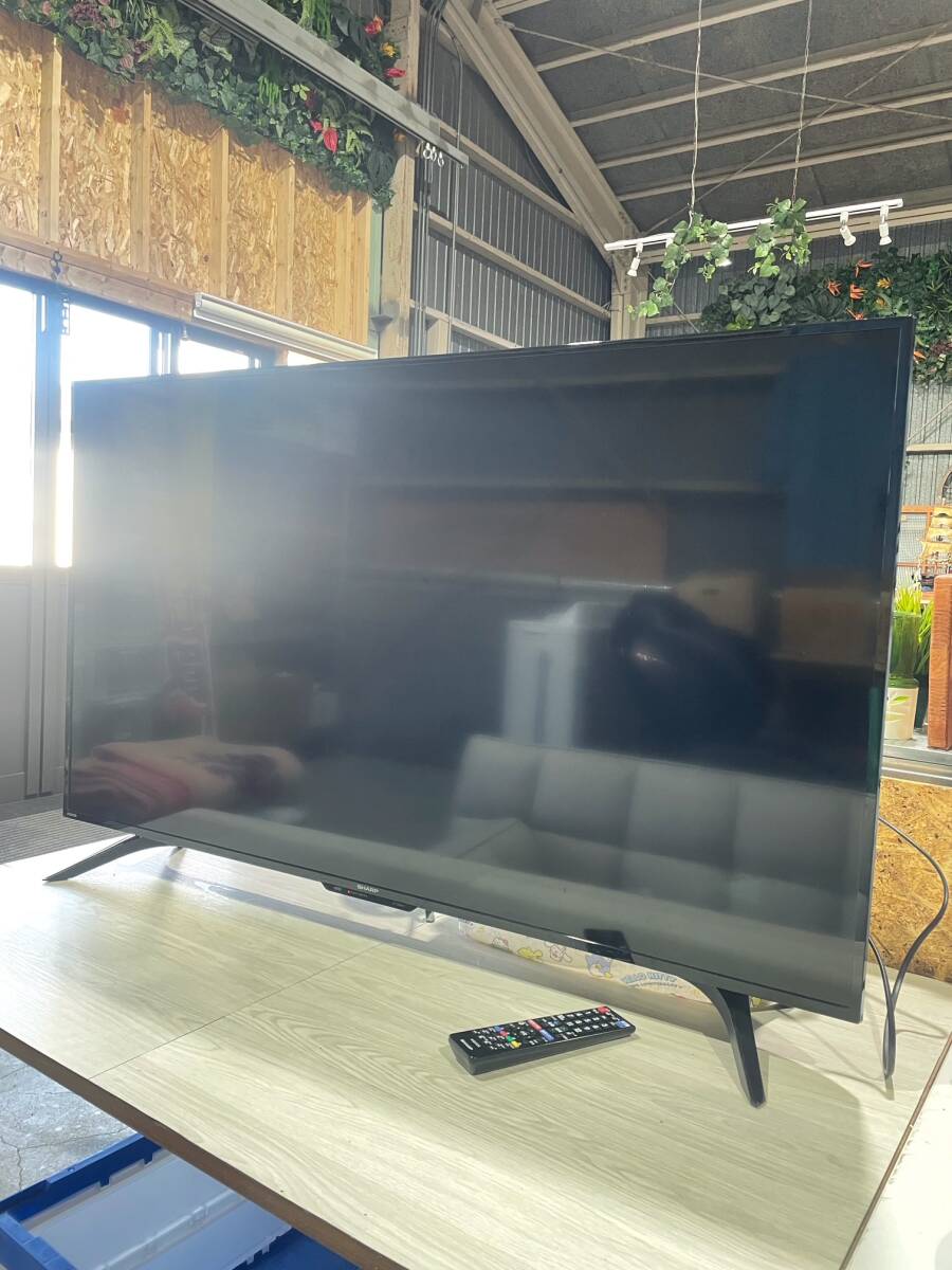 ★SHARP シャープ★ 4K液晶テレビ 50V 2020年 4T-C50BH1 AQUOS アクオス リモコン付き リビング ファミリー 福島 郡山市★直接渡しOK★拍卖