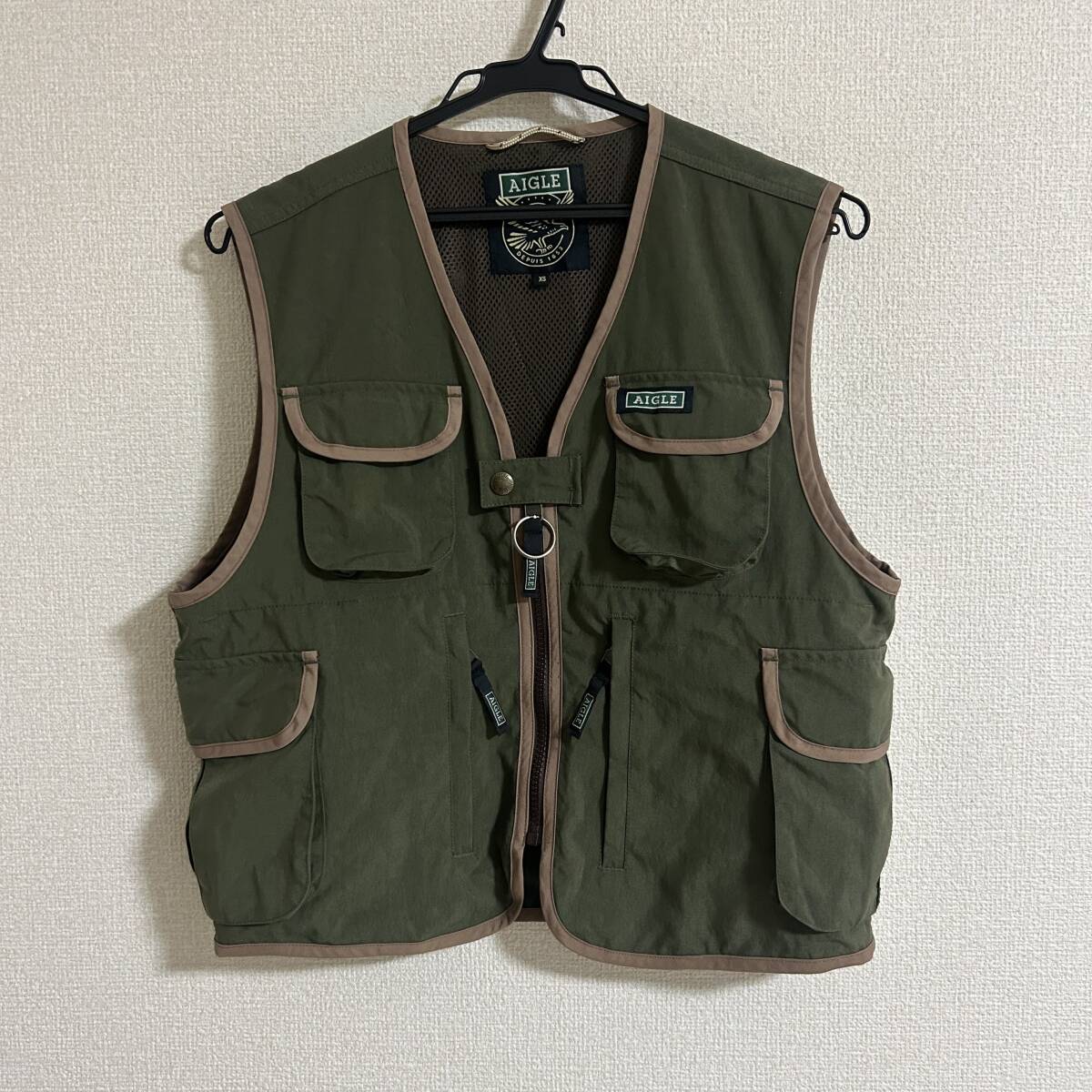AIGLE フィッシングベスト XS拍卖