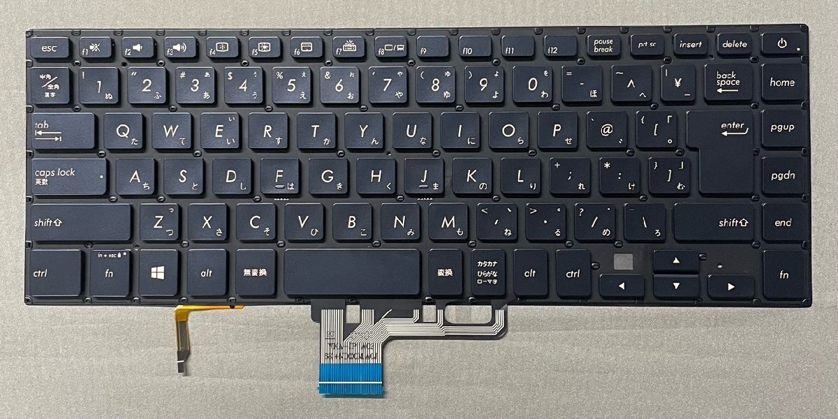 純正 新品 ASUS ZenBook UX580G等用 NSK-WKABQ.0J バックライト付き日本語キーボード 国内発送拍卖