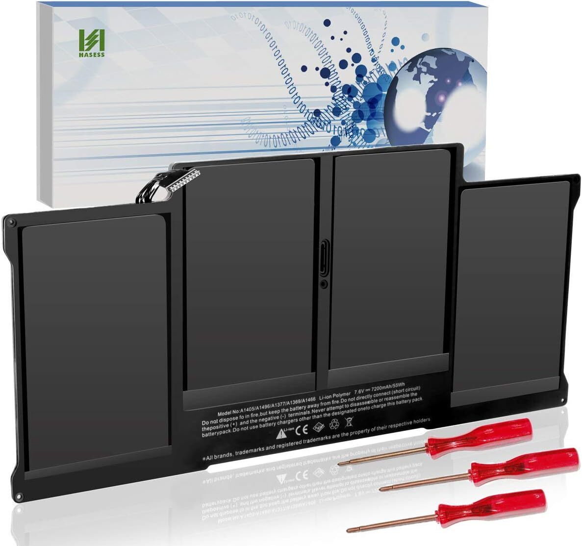 【最終値下げ】MacBook Air 13インチ用 互換バッテリー A1405、A1496、A1369、A1466、A1377拍卖