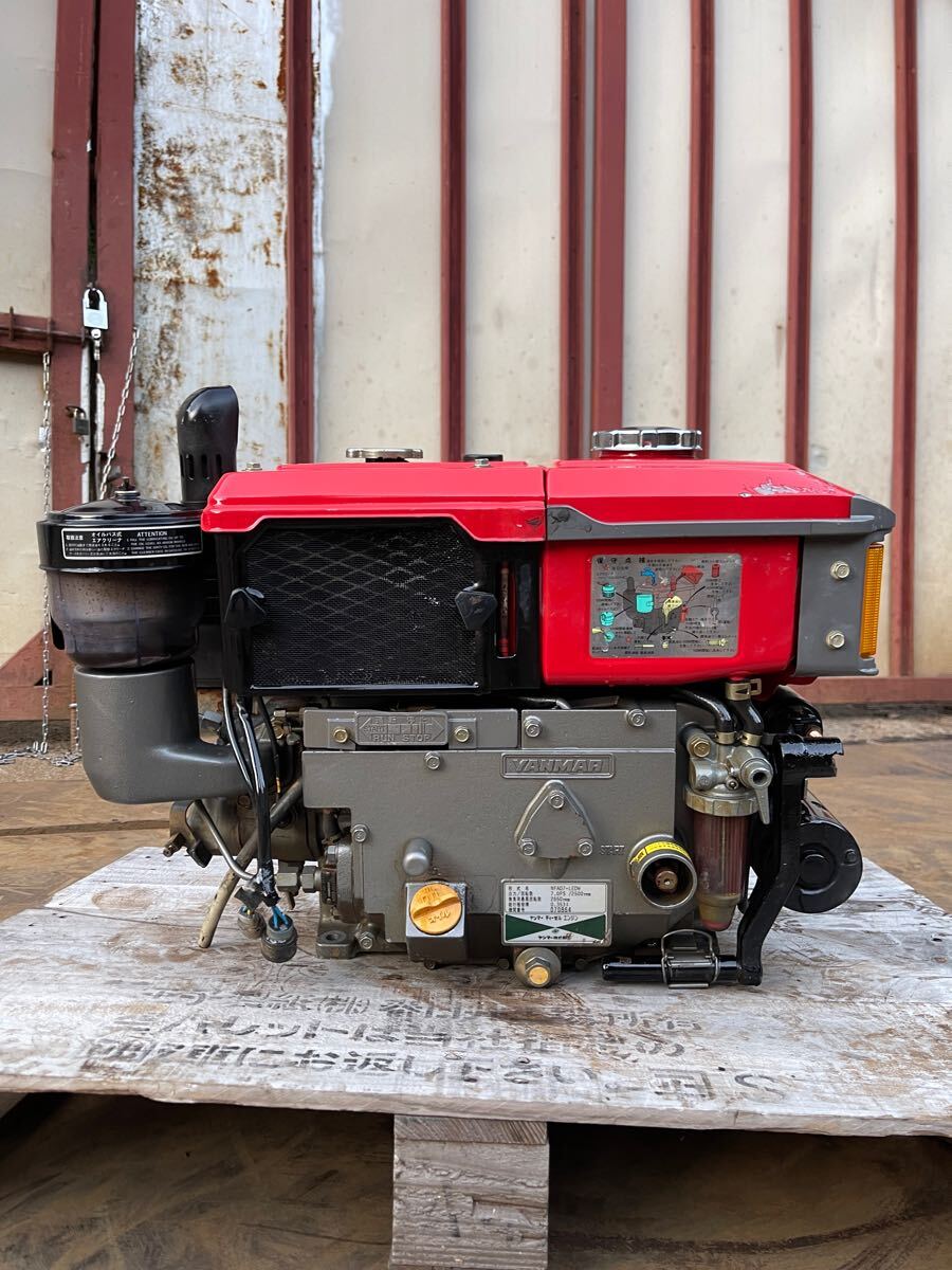 【中古】【中古】 ヤンマー YANMAR 発動機 ディーゼルエンジン セル付き NFAD7-LEDW 最大7馬力拍卖