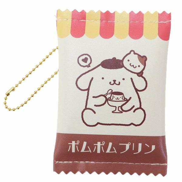 ポムポムプリン フラットミニポーチ アクセサリーポーチ コインケース 小銭入れ ファンシーレトロ拍卖