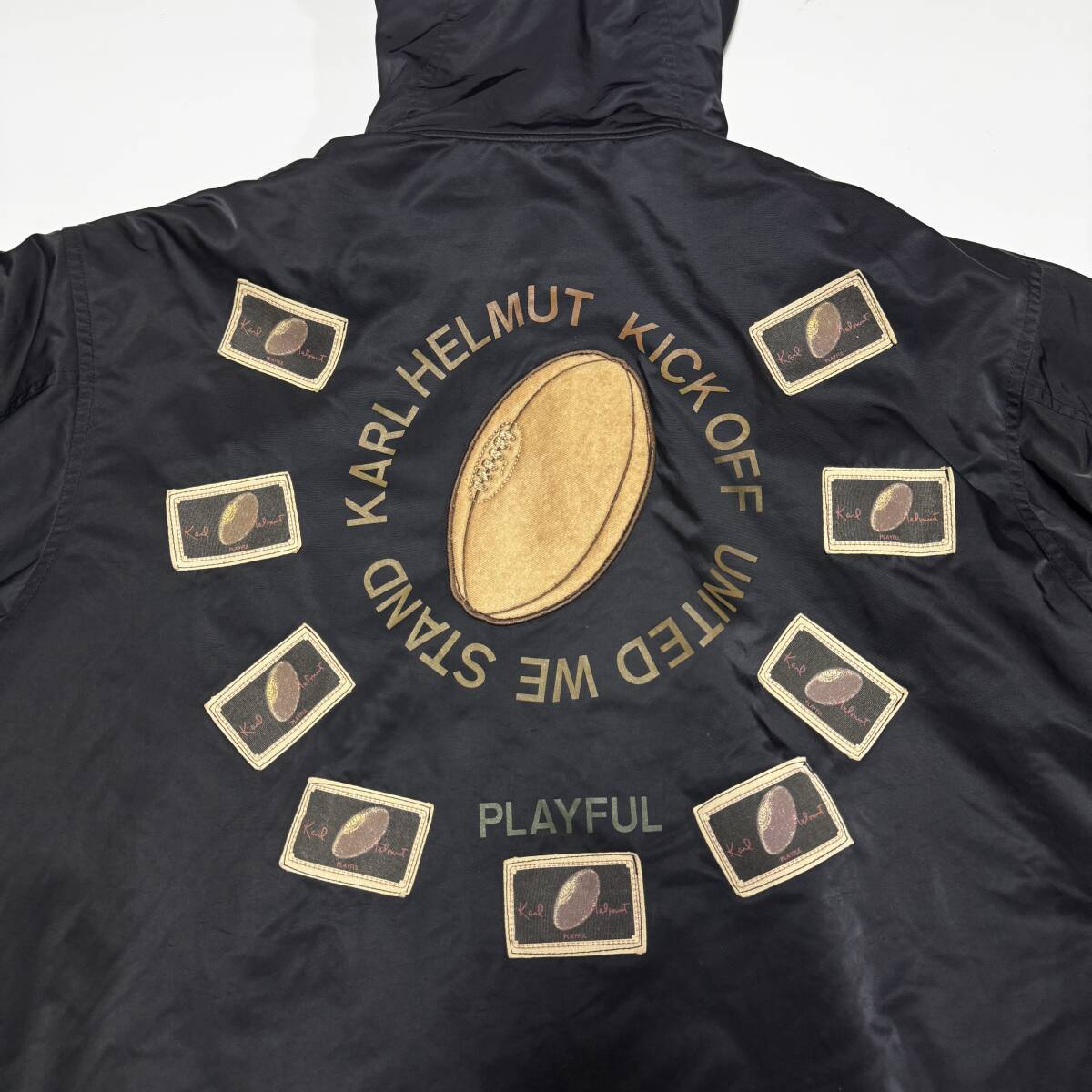 80S 90S 当時物 カールヘルム ピンクハウス フーディーコート ロング Karl Helmut ハイデザイン 日本製 ハイクオリティー 雅瀬1039拍卖