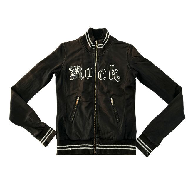 ロック&リパブリック スウェットジャケット タイトシルエット ボティフィット ROCK&REPUBLIC ストレッチ USAブランド 両面ロゴ 雅瀬968拍卖