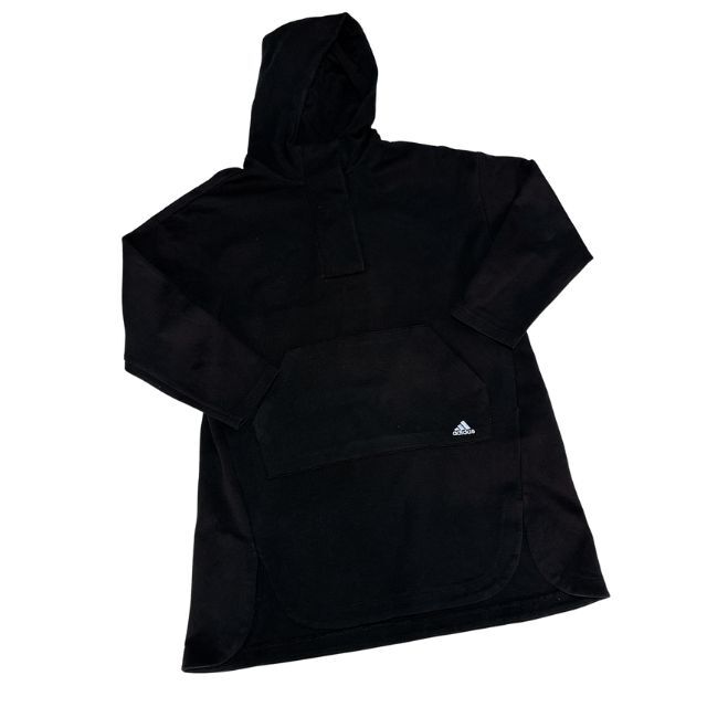 アディダス フーディー スウェット スナップボタン ストレッチ スリット adidas ジャージのワンピース ロングパーカー 雅瀬1106拍卖