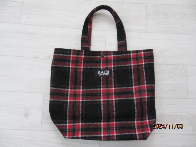 KALDI カルディコーヒーファーム ツイードトートバッグ拍卖