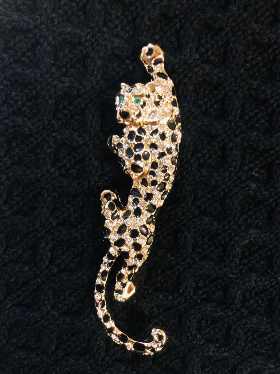 ヒョウ ブローチ ゴールド 長め メンズ コート ニット 帽子 プレゼント拍卖