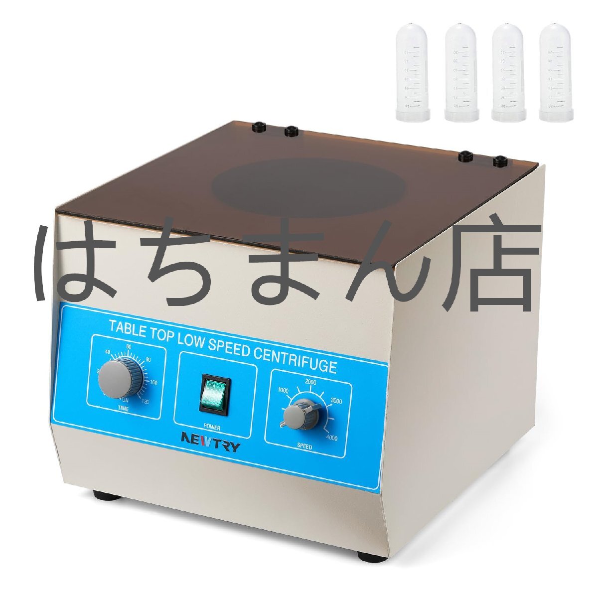 遠心分離機 卓上型 遠心機 変速機 電動 実験室 研究用 ラボ用 液体と固体の分離 液体と液体の分離4000rpm 2770xg 0~120min 110V (50ml*8)拍卖