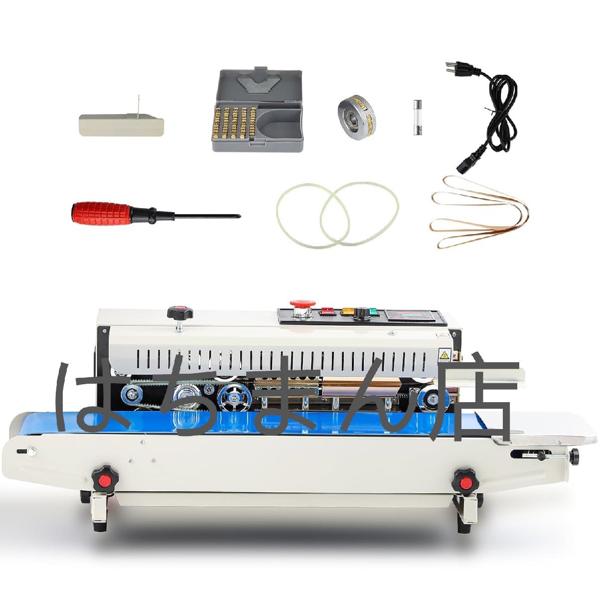 業務用シーラー 印字ホイール 過負荷電流保護 500w 12m/min 卓上シーラー アルミホイル/ビニール袋/クラフト紙/複合袋など (110V)拍卖