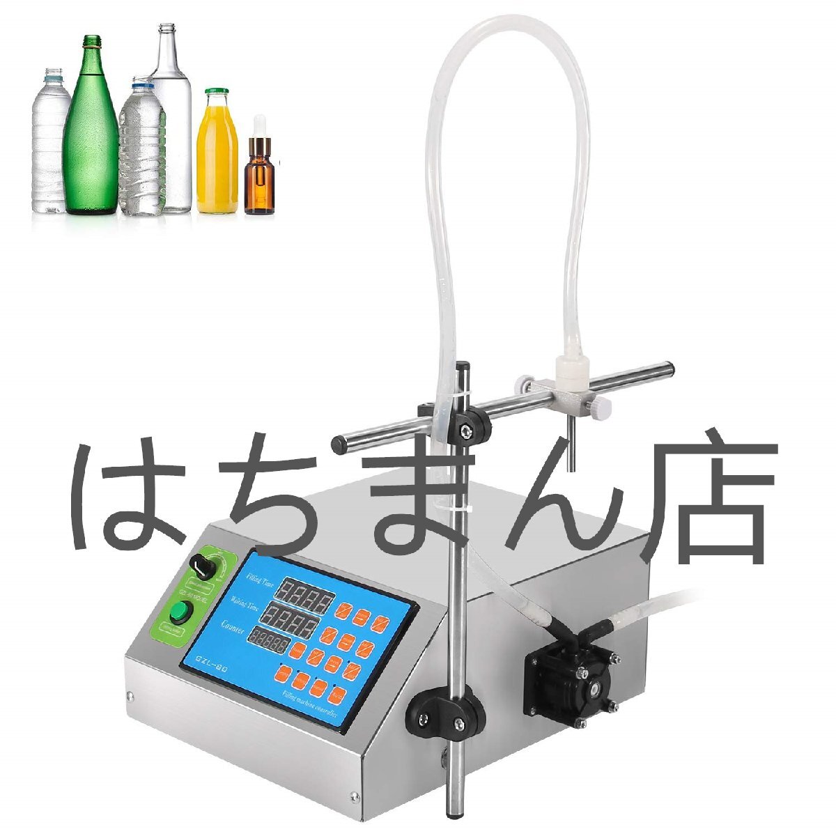 自動液体充填機 0.3-700ml 蠕動ポンプ カウント機能 耐酸・耐アルカリ・耐腐食 水/香水/ジュース 液体微量充填 このページを検索拍卖