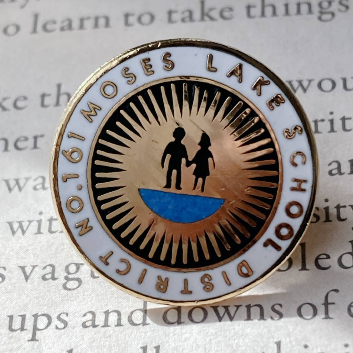 ピンバッジ Moses Lake School District ワシントン アメリカ ☆Vintage jewelry accessories R0150拍卖