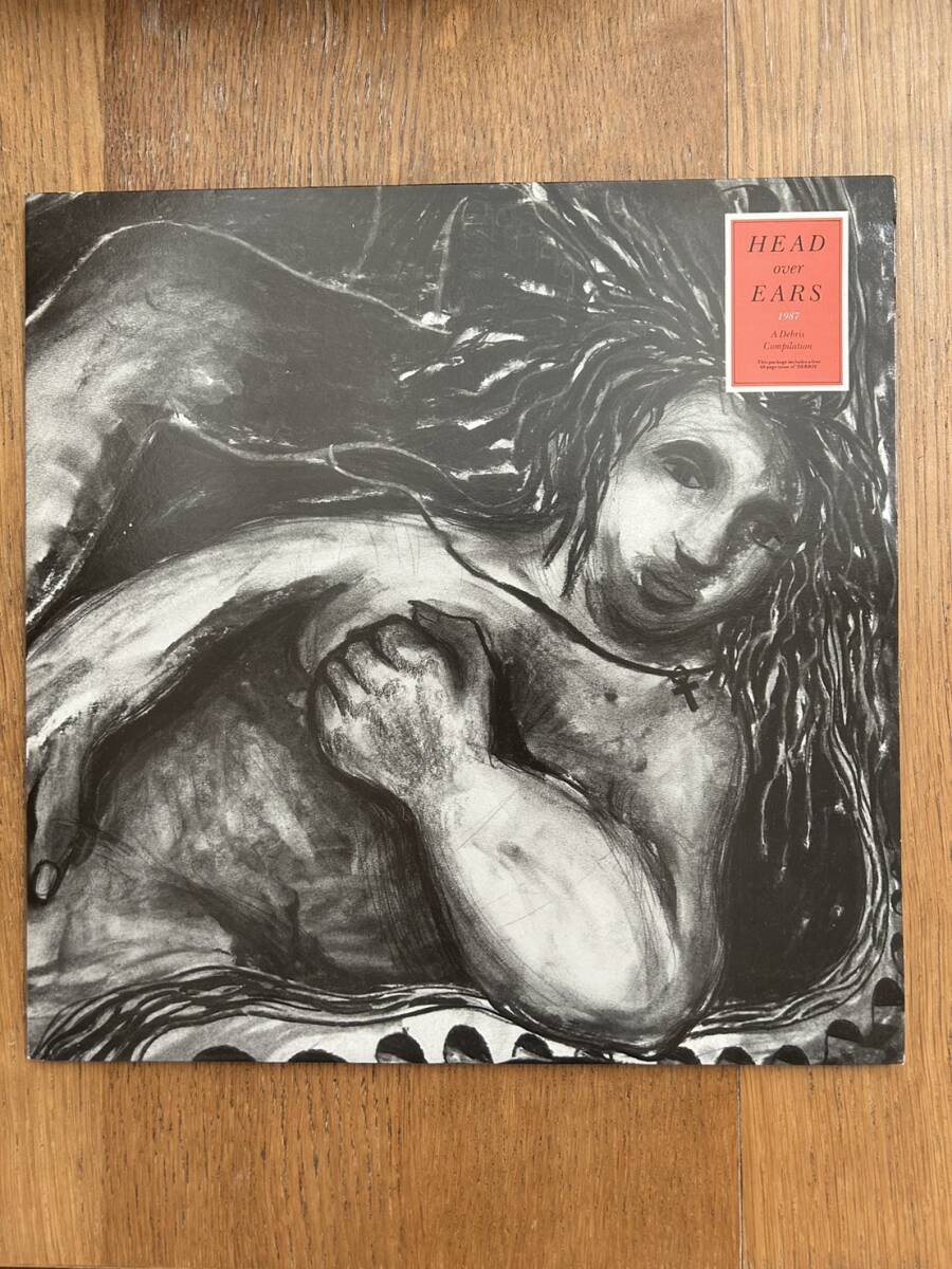 LP盤 V.A. 1987年 HEAD over EARS アナログ盤 見開きジャケット ライナー有 程度良好 英国盤 THE FALL他 ポストパンク ニューウェーブ拍卖