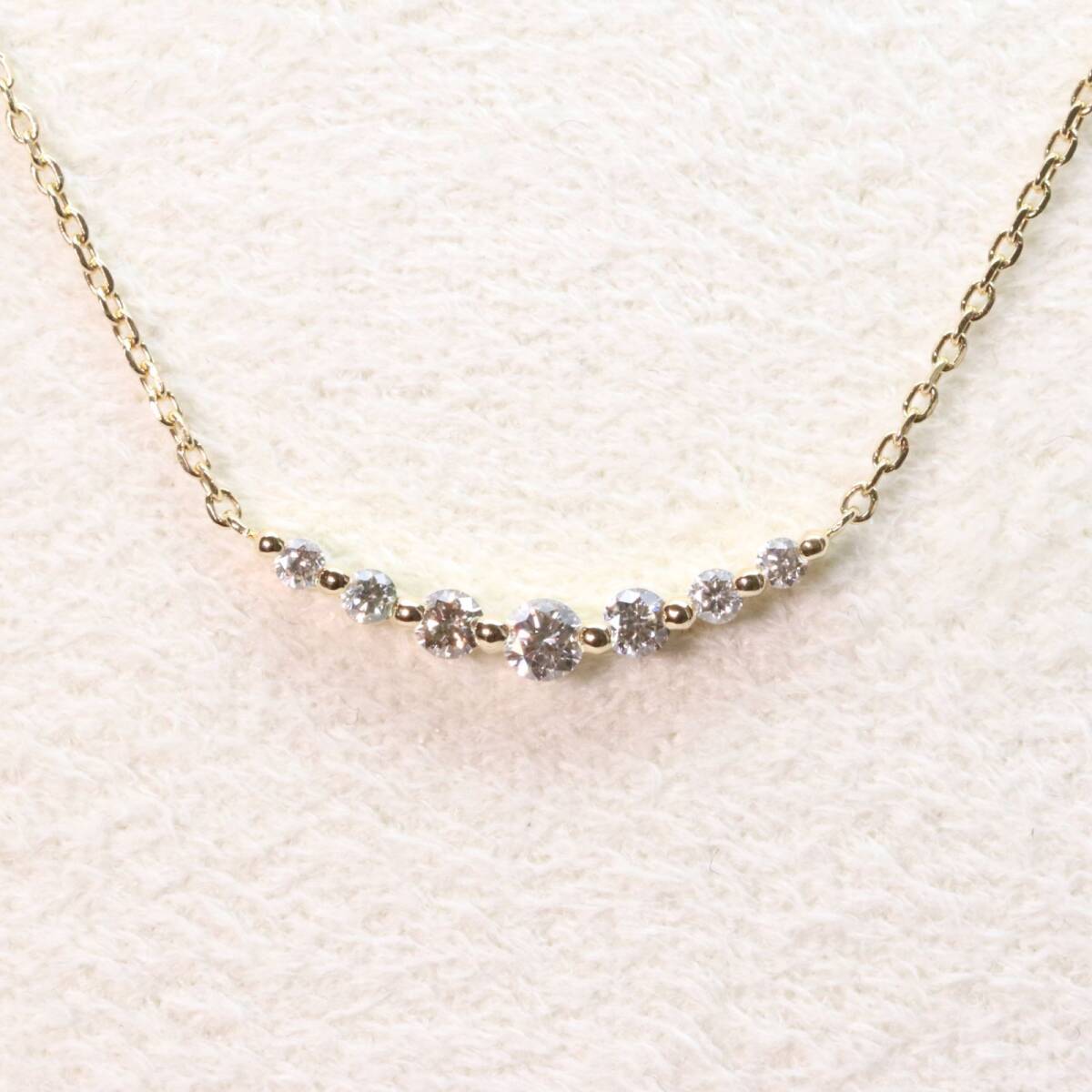 ヴァンドーム青山 K18 リュール ネックレス 0.17ct/24-1756拍卖