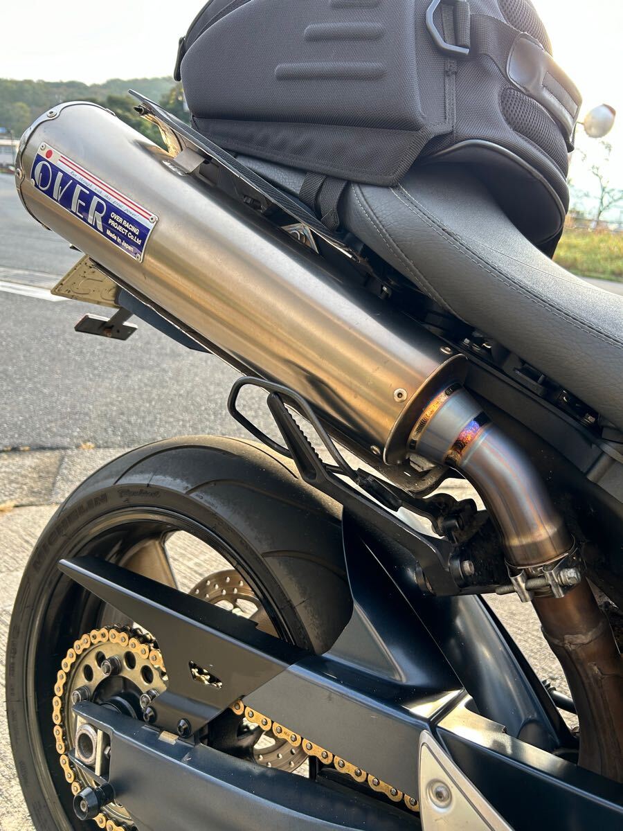 動画有り 即決送料無料 MT-01用 OVERチタンマフラー オーバー ヤマハ スリップオン バッフル付き 車検対応拍卖