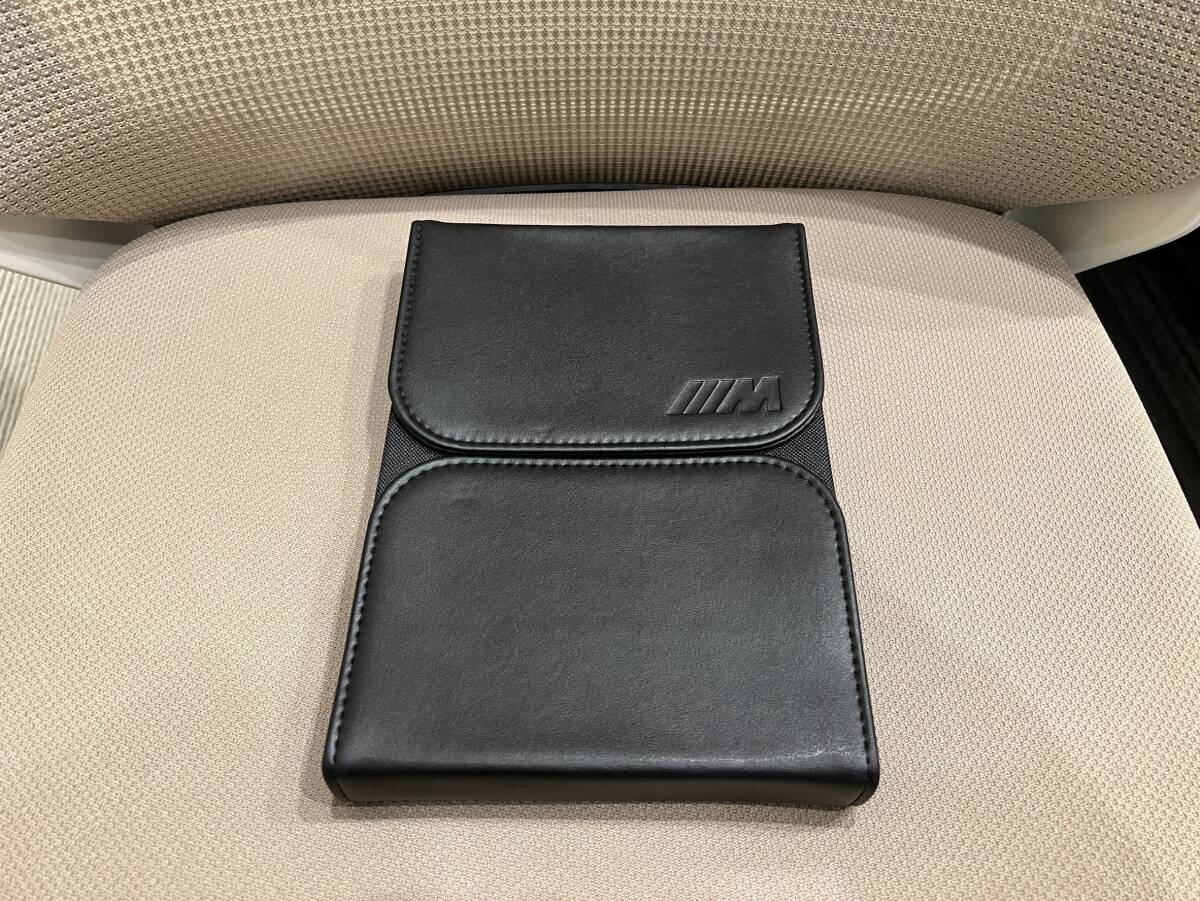 BMW 純正 M2 M3 M4 M5 M6 X4M X5M X6M 車検証入れ 車検証ケース 取扱説明書入れ ブックケース レザーケース ブラック拍卖