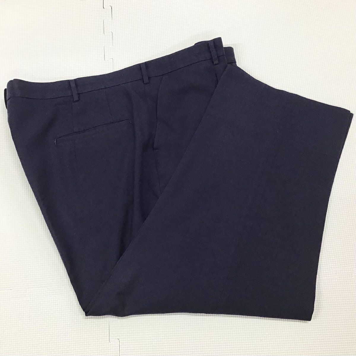 O1051/T(中古)栃木県 宇都宮短期大学附属高校 男子制服 1点 /指定品/大きい/冬ズボン:W105/全長:約92cm/FUJI YACHT/紺/中学校/卒業生品拍卖