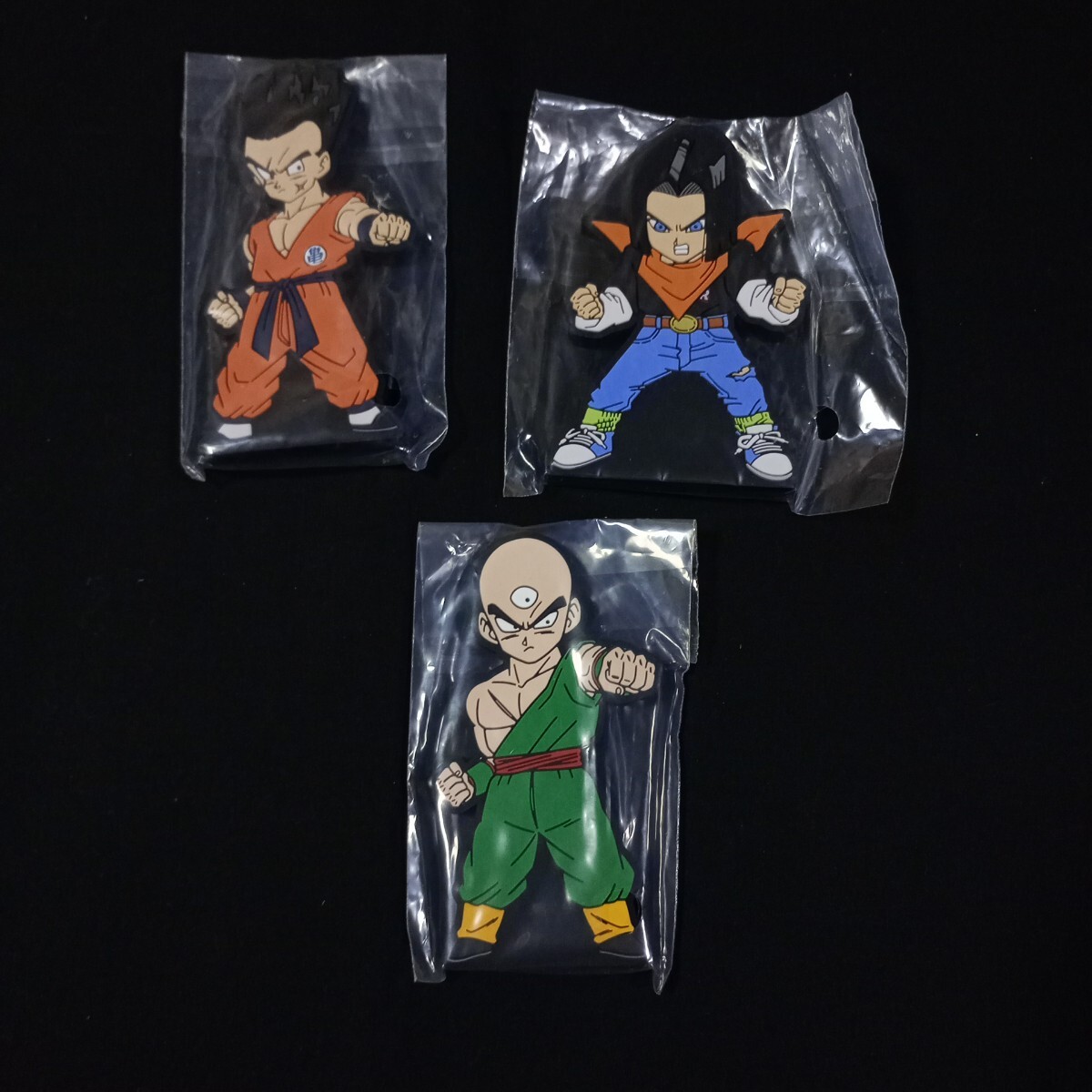一番くじ ドラゴンボール 未来への決闘!! F賞 ラバースタンド 天津飯 飲茶 ヤムチャ 17号拍卖