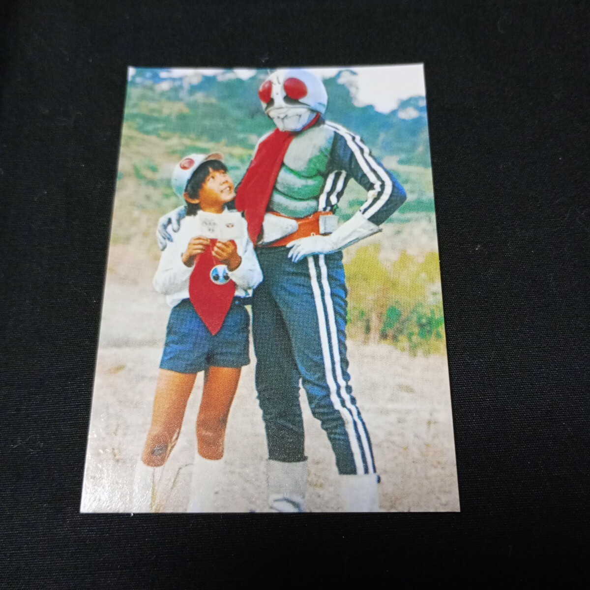 カルビー 2003 仮面ライダーチップス カード 復刻版No.346 僕は少年仮面ライダー退院拍卖