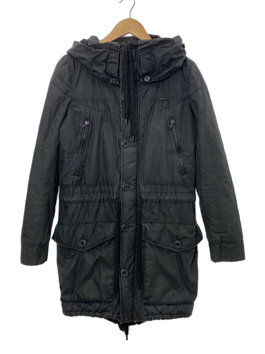 DIESEL◆00s/中綿モッズコート/S/コットン/BLK拍卖