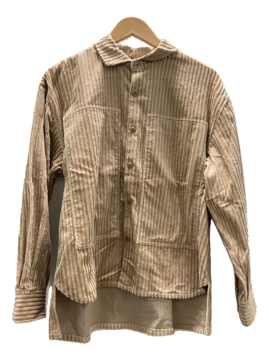 NITEKLUB◆長袖シャツ/36/コットン/BEG/NK21-S005C拍卖