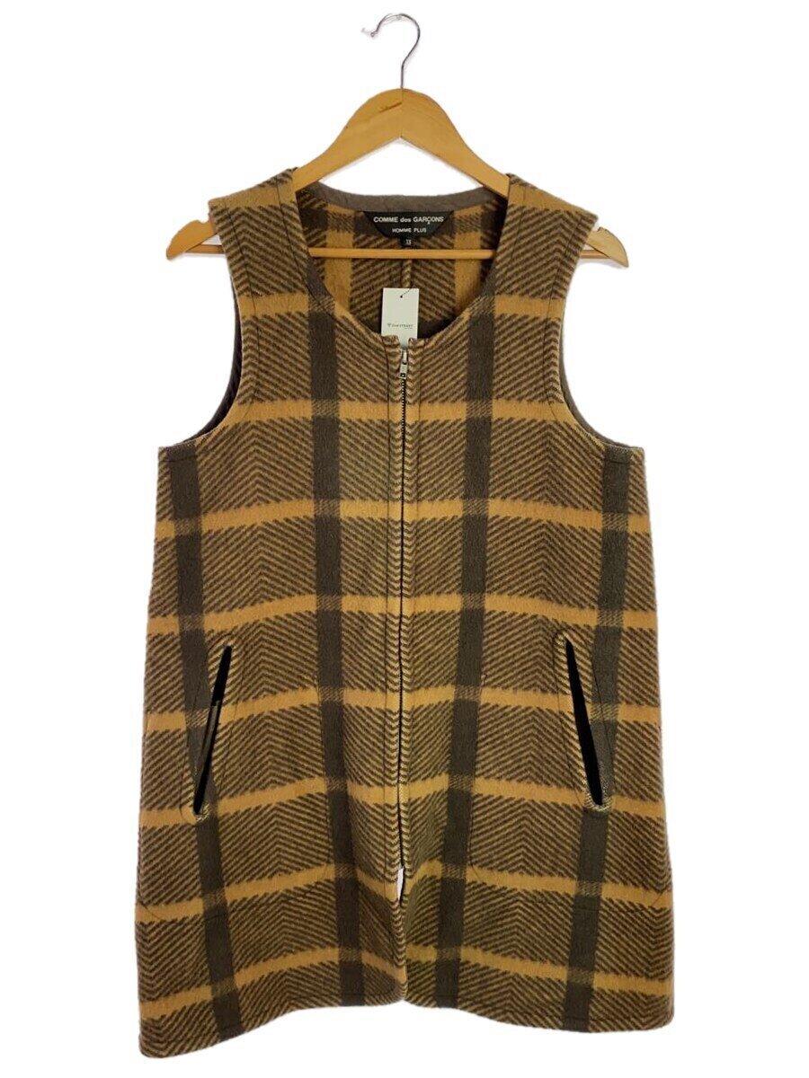 COMME des GARCONS HOMME PLUS◆AD2013/13AW/he Tree of Youth/コート/XS/ウール/CML/チェック/PL-C003拍卖