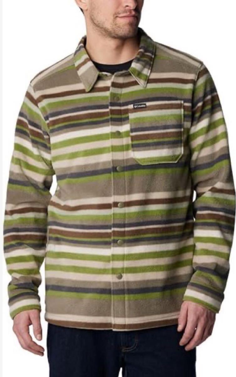 送料無料 新品 Columbia Flare Gun フリースオーバーシャツXL拍卖