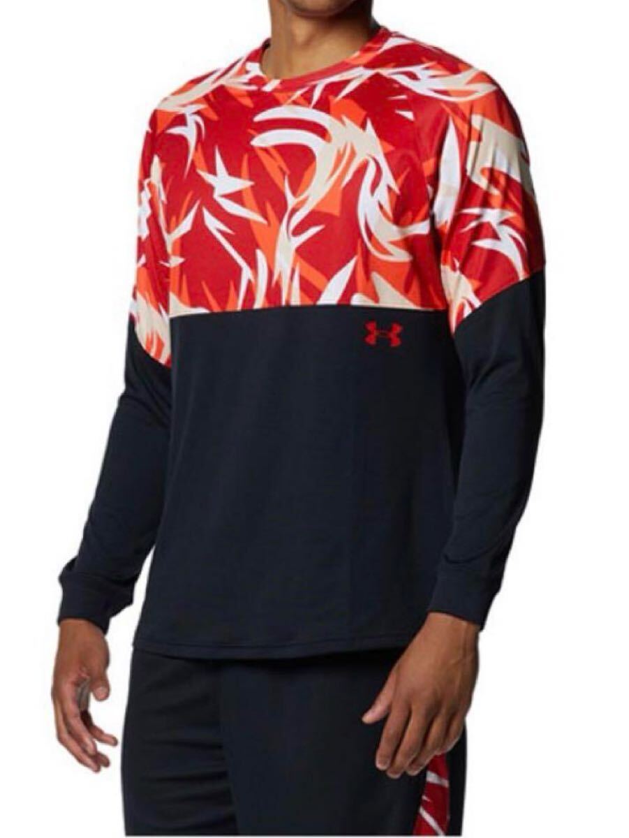 送料無料 新品 underarmour テックロングスリーブTシャツ L RD拍卖