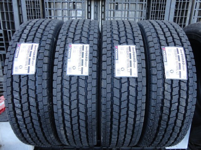 ◎7760 新品 ヨコハマ iceGUARD iG91 195/80R15 107/105LLT 4本 2024年製拍卖