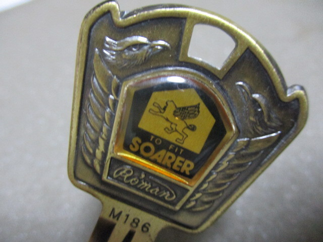 トヨタ・ソアラ・当時物 M186番 クローバー 最高級ファッション・ブランクスペアキー 未使用 デッドストック MZ10.11.20 拍卖