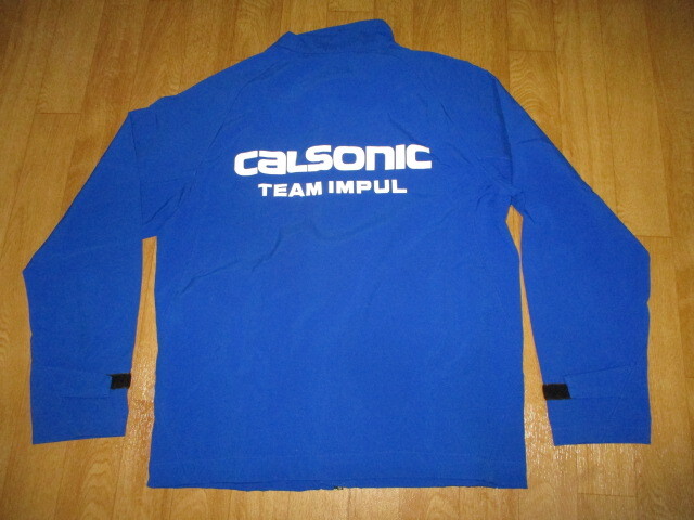 カルソニックレーシング・スーパーGT・チームインパル デカロゴ ソフトシェルジャケット 新同美中古 サイズM デッドストック ニスモ拍卖