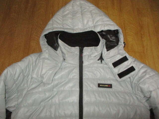ニスモレーシング・スーパーGT 脱着可能フード付き 防寒ダウン系中綿入・ジャケット 極美中古 サイズM 拍卖