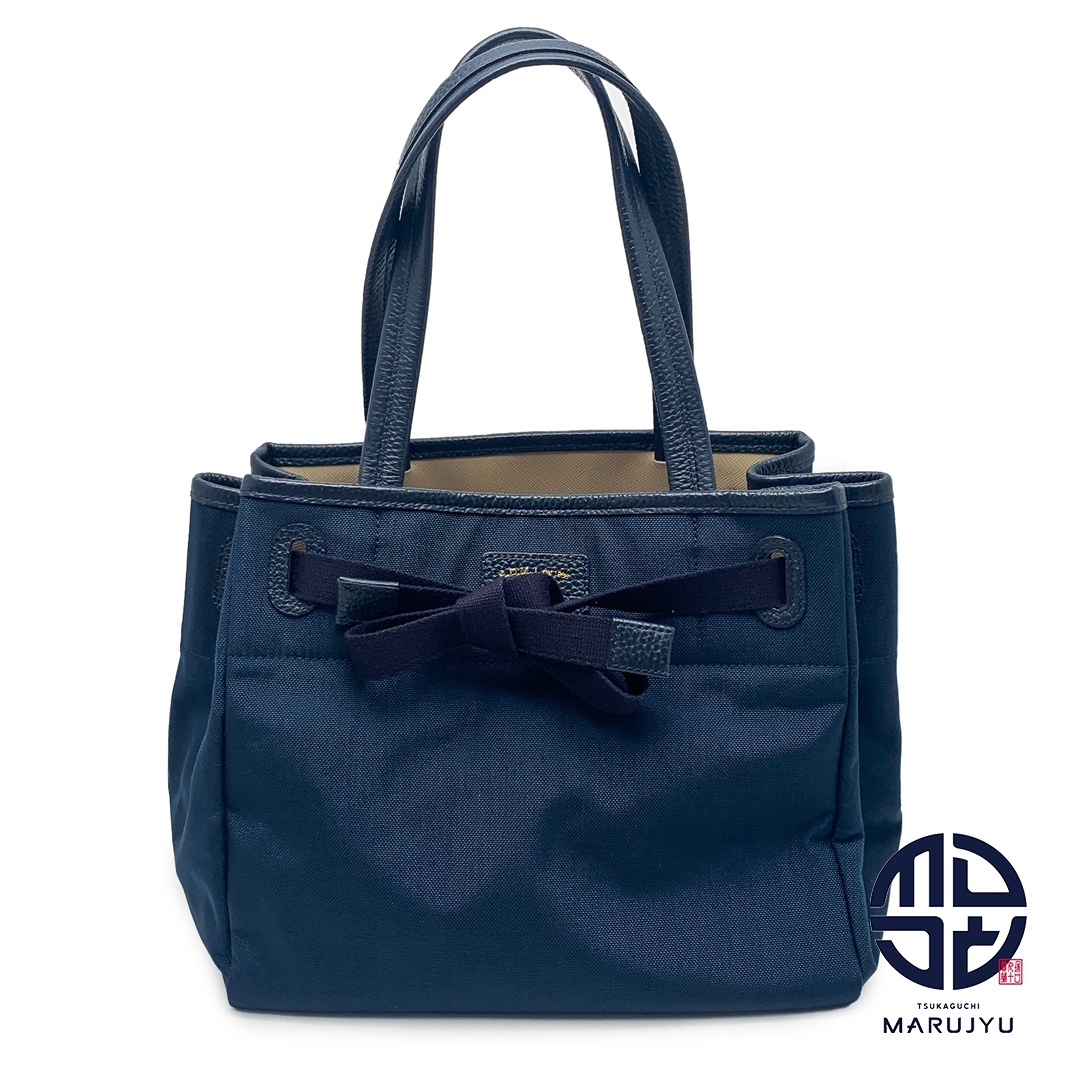 A.D.M.J エーディーエムジェイ ネイビー ナイロン コンクルージョントート28cm トートバッグ バック 鞄 カバン ブランド拍卖