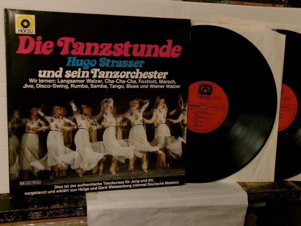 ▲ 2LP HUGO STRASSER UND SEIN TANZORCHESTER / DIE TANZSTUNDE ヒューゴ・シュトラッサー ドイツ盤 EMI 1C 134-32 222/223 ◇r61125拍卖